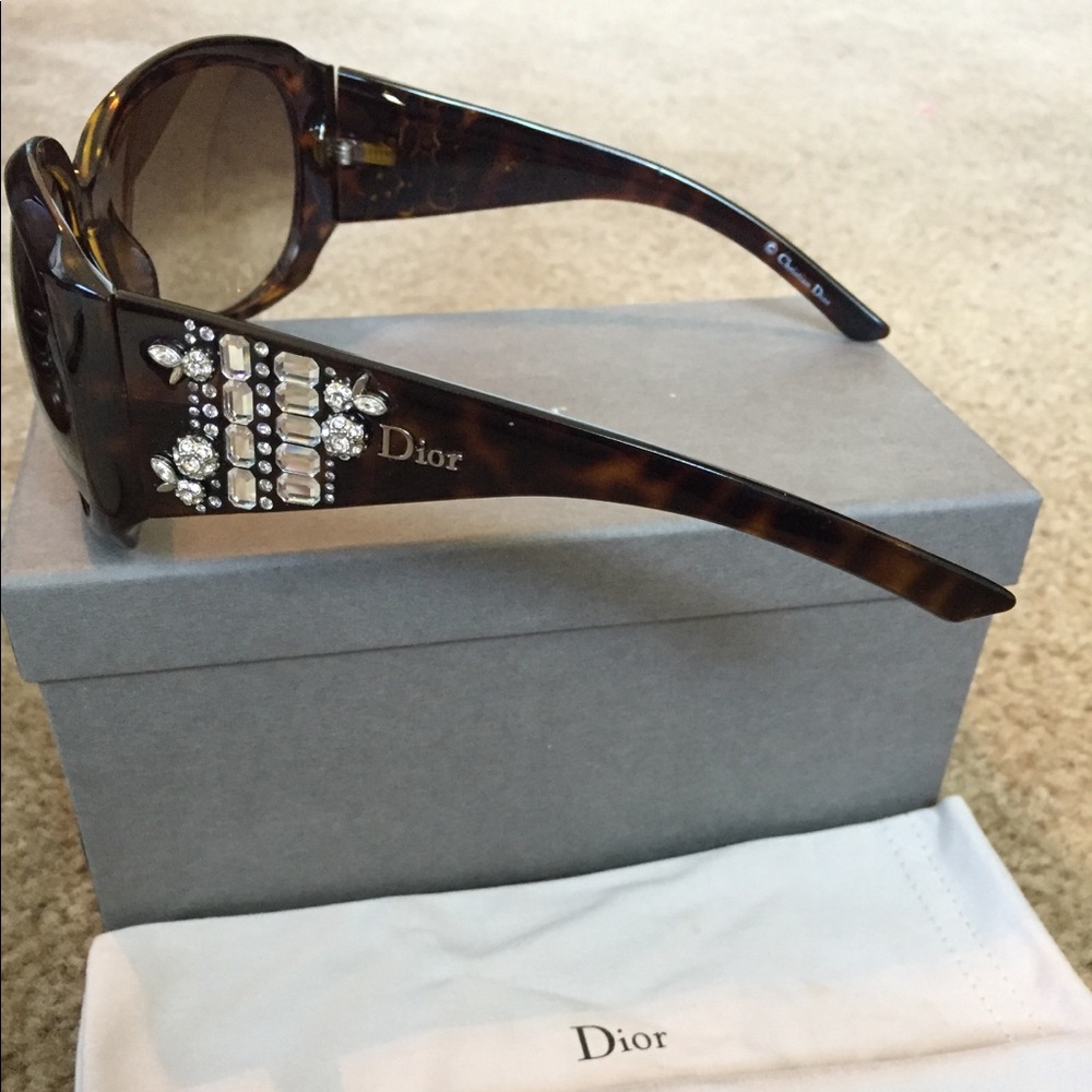 Christian Dior Sunglasses with Swarovski Crystal